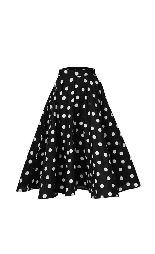 Audrey Polka Dot Skirt